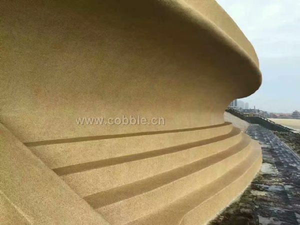 水洗石墙面施工