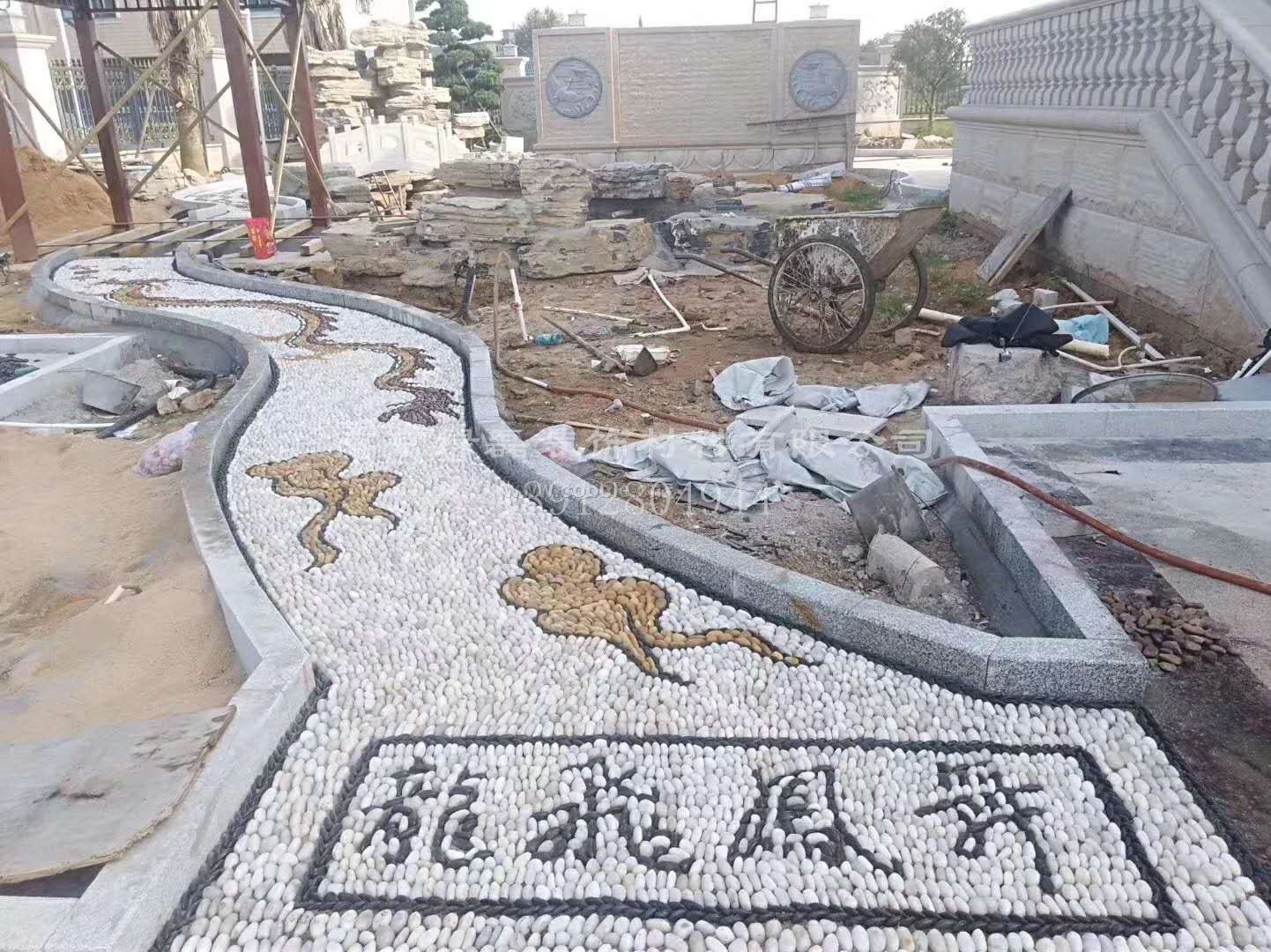 鹅卵石墙面-工程案例-南京绿磊装饰材料有限公司